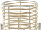 Pottenset DKD Home Decor Metaal Bruin Wit Rotan (21 x 21 x 77 cm)