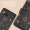 iMoshion Hoesje Geschikt voor Samsung Galaxy S8 Hoesje Met Pasjeshouder - iMoshion Design Bookcase smartphone - Zwart / Sky Black