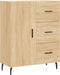 vidaXL - Dressoir - 69,5x34x90 - cm - bewerkt - hout - sonoma - eikenkleurig