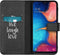 iMoshion Hoesje Geschikt voor Samsung Galaxy A20e Hoesje Met Pasjeshouder - iMoshion Design Softcase Bookcase - Wit / Zwart / Live Laugh Love