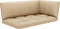 vidaXL - Palletkussens - 3 - st - stof - beige