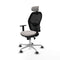 Piqueras y Crespo 1D086G2 - Bureaustoel - Hoogteverstelbaar met armleuning en hoofdsteun - Wit