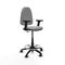 Piqueras y Crespo B2D01RP - Bureaustoel - Hoogteverstelbaar met armleuning - Lichtgrijs