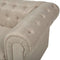 CHESTERFIELD L - Chesterfield bank - Beige - Polyester
