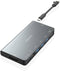 Aisens ASUC-8P015-GR - USB 3.2 Hub - 3x USB 3.2 Gen1 - Ethernet 1Gbps - Type-C