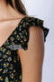 Colourful Rebel Esme - Blouse Jurk - Wijduitlopende fit mouwloos met striksluiting - M