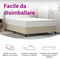 vidaXL - Pocketveringmatras - middelhard-hard - 140x190 - cm