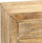 vidaXL - Dressoir - 120x30x75 - cm - massief - mangohout