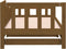 vidaXL - Slaapbank - uitschuifbaar - 2x(80x200) - cm - grenenhout - honingbruin