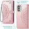 iMoshion Hoesje Geschikt voor Motorola Moto G82 / Moto G52 Hoesje Met Pasjeshouder - iMoshion Mandala Bookcase - Rosé Goud
