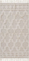 SULUOVA - Laagpolig vloerkleed - Beige - 80 x 150 cm - Katoen