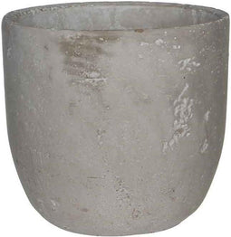 Mica Decorations Jimmy Bloempot - H16 x Ø17 cm - Lichtgrijs