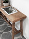 DTP Home Console Monastery,76x150x40 cm, 6 cm top with envelope, recycled teakwood
