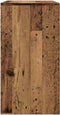 vidaXL - Wandtafel - 89x41x76,5 - cm - bewerkt - hout - oud - houtkleurig