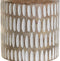 Vaas Home ESPRIT Wit Bruin Mangohout Koloniaal 16 x 10 x 23 cm