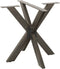 vidaXL - Eettafelpoot - spider - vorm - 85x85x(72-73) - cm - staal - naturel