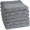 DDDDD Pelle - Keukendoek - 50x55 cm - Grijs - Set van 6 stuks
