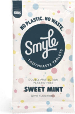 Smyle Tandpasta Tabs Navulling Kids Freshmint met Fluoride 65 stuks