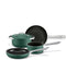 Beka Mobi - 4-delige Pannenset - PFAS-vrij - Gerecycled Aluminium Groen (4 stuks)