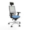 Bureaustoel Piqueras y Crespo 2D026G1 Hemelsblauw