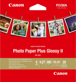 Canon 2311B060 - Fotopapier Plus Glossy II - Hoogglansafwerking - 130 mm x 130 mm