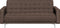 ABERDEEN - Slaapbank 3-zits - Donkerbruin - Polyester