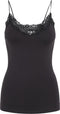 PIECES PCTOLOA SINGLET NOOS - Dames Onderhemd - Spaghettibandjes met kanten detail - Maat 36-38