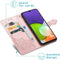iMoshion Hoesje Geschikt voor Samsung Galaxy M22 / A22 (4G) Hoesje Met Pasjeshouder - iMoshion Mandala Bookcase - Rosé Goud