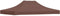 vidaXL - Partytentdak 270 g/m² - 410 x 280 cm - Bruin