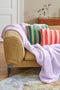 In The Mood Collection Clair Sierkussen - 55 x 35 x 10 cm - Velvet - Roze Rood