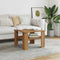 vidaXL - Salontafel - 60x60x42 - cm - bewerkt - hout - artisanaal - eikenkleur