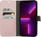 Mobiparts Classic Wallet Case - Flip Cover - Ruimte voor pasjes - Roze (iPhone 13 Pro Max)