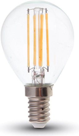 V-TAC VT-2486 E14 Transparante LED Bol - Golf - 130lm/w - IP20 - 6W - 800 Lumen - 4000K