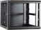DSIT 9U wandkast met glazen deur 600x600x500mm (BxDxH) - serverbehuizing - serverrack - serverkast - 19 inch