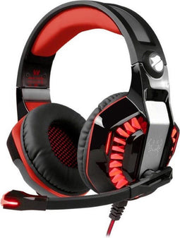 KOTION EACH Gaming Headset - PC Stereo - True Surround Sound - Zwart/Rood