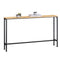 SoBuy FSB19-L-E - Bijzettafel - Zwart Houtcomposiet 120x20x80 cm