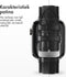 imoshion Lederen krokodil bandje - Geschikt voor Apple Watch 1, 2, 3, 4, 5, 6, 7, 8, 9, 10 (42 mm), SE - 38/40/41 mm - Zwart - One Size