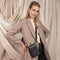 Telefoontasje Dames Crossbody - Selencia Avani Slang Telefoontasje Crossbody - Universeel Schoudertasje telefoon - Zwart