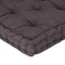 vidaXL - Palletvloerkussen - 120x80x10 - cm - katoen - antraciet