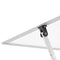 vidaXL - Tuinkas - met - basisframe - 169x169x195 - cm - aluminium - zilverkleurig