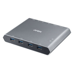 Aten US3311-AT-G - KVM-Schakelaar - USB DisplayPort 4K Ultra HD - Zilverkleurig