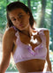 Beachlife Lilac Check Ruffle - Bikinitop met voorgevormde cups en beugel - Maat 36E - Lila/Geblokt