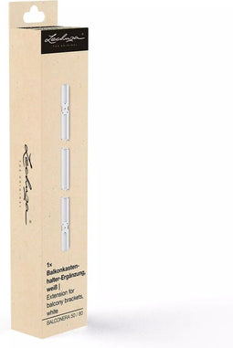 LECHUZA BALCONERA - Balkonbakhouderuitbreiding voor BALCONERA 50 | BALCONERA 80 - wit - (model 2024)