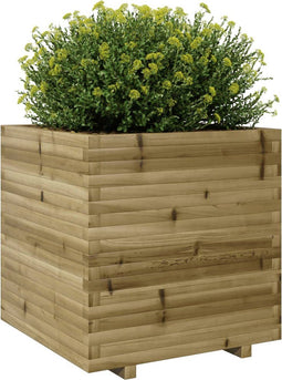 vidaXL - Plantenbak - 70x70x72,5 - cm - geïmpregneerd - grenenhout