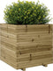 vidaXL - Plantenbak - 70x70x72,5 - cm - geïmpregneerd - grenenhout