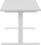 DESTIN - Elektrisch Verstelbaar bureau - Wit - 130 cm - Spaanplaat