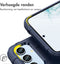 iMoshion Hoesje Geschikt voor Samsung Galaxy A54 (5G) Hoesje Siliconen - iMoshion Rugged Shield Backcover - Donkerblauw