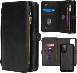 iMoshion Hoesje Geschikt voor Samsung Galaxy A52 (4G) / A52s / A52 (5G) Hoesje Met Pasjeshouder - iMoshion 2-in-1 Wallet Bookcase - Zwart