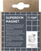 Sigel magneten - 20x20x20mm - C20 super sterk - zilver - 2 stuks - SI-BA706