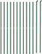 vidaXL - Gaashek - met - flens - 1,8x25 - m - groen